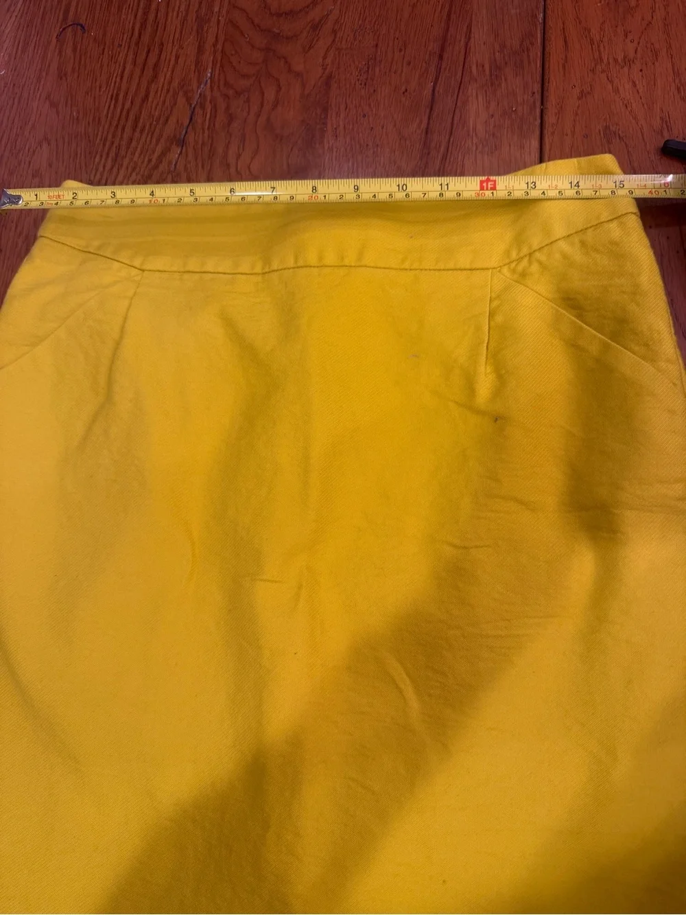 J. Crew Yellow Pencil Skirt